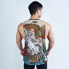 Year Of The Tiger Dragon VS White Tiger Sublimation Openside Tank Top