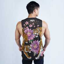 Load image into Gallery viewer, Year Of The Tiger Yin Yang Tiger Sublimation Openside Tank Top