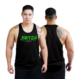 Awtsu Bubbles Bodybuilder Stringer Tank Top