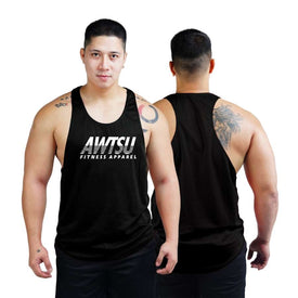Awtsu Line Bodybuilder Stringer Tank Top