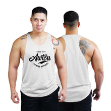 Load image into Gallery viewer, AWTSU Vintage Bodybuilder Stringer Tank Top