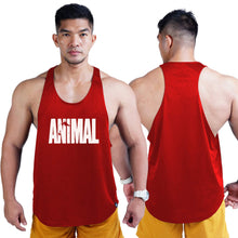 Load image into Gallery viewer, AFA Animal Bodybuilder Stringer Tank Top