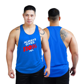 AFA Always Gives 110% Bodybuilder Stringer Tank Top