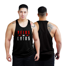 AFA Veins and Gains Bodybuilder Stringer Tank Top